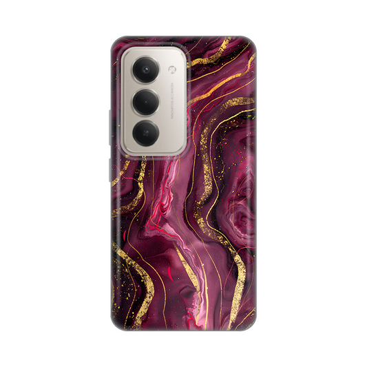 Torbica Silikonska Print za Xiaomi Redmi 15 4G Burgundy