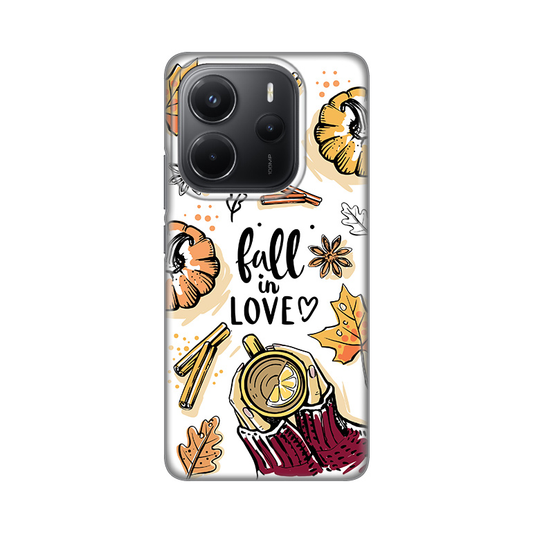 Torbica Silikonska Print za Xiaomi Redmi Note 14 4G (SRB) Fall in Love