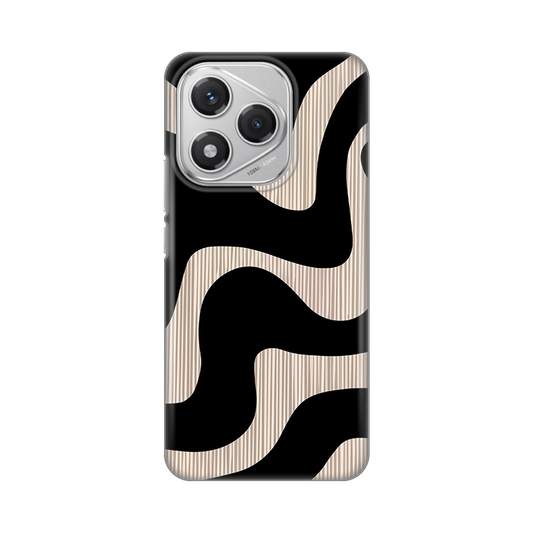 Torbica Silikonska Print Skin za Honor 400 Lite Black Flow