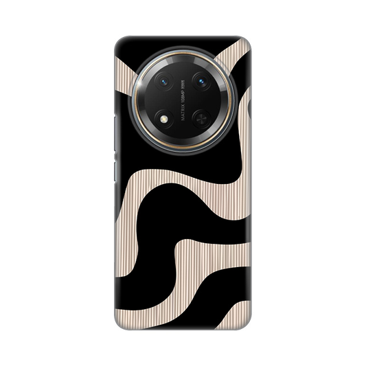 Torbica Silikonska Print Skin za Honor Magic 7 Lite Black Flow