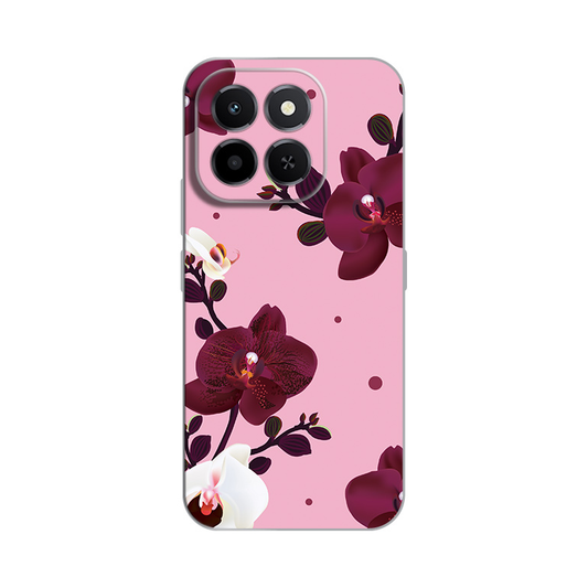 Torbica Silikonska Print Skin za Honor X6c Pink Orchid