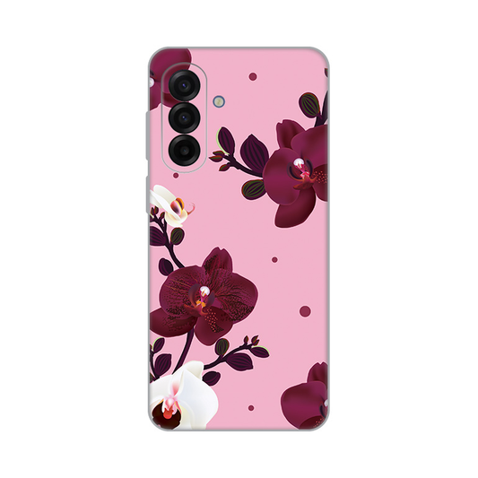 Torbica Silikonska Print Skin za Samsung A175F Galaxy A17 Pink Orchid