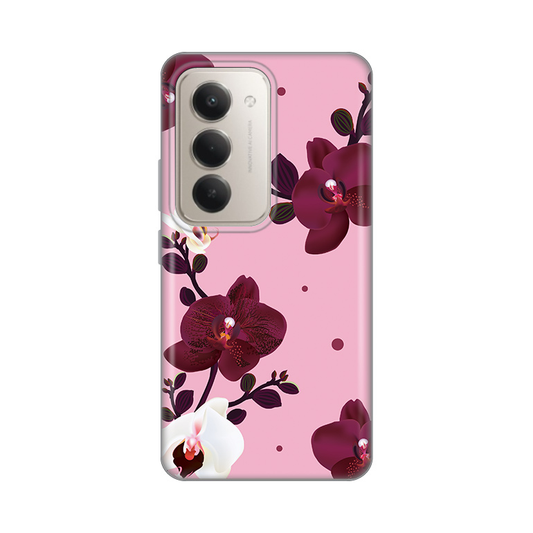 Torbica Silikonska Print Skin za Xiaomi Redmi 15 4G Pink Orchid