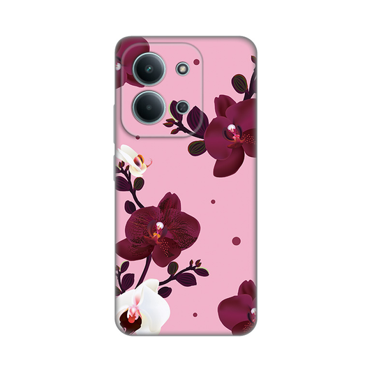 Torbica Silikonska Print Skin za Xiaomi Redmi 15C 4G Pink Orchid