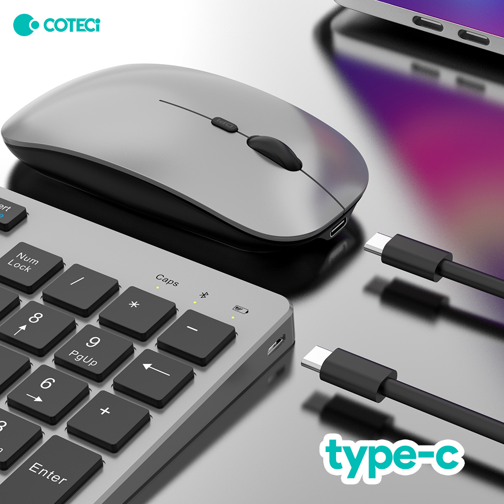 Combo mis i tastatura Coteci 102 siva