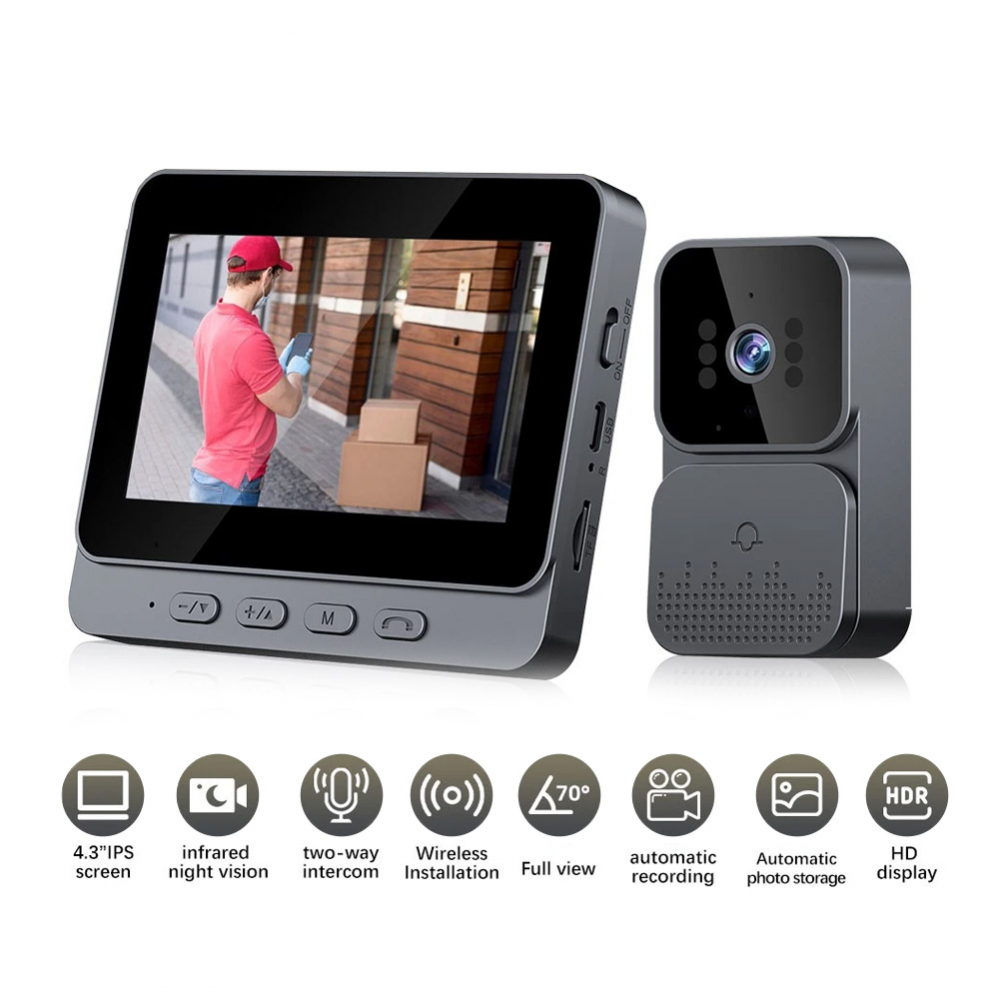 Video pametno zvono JWD 2.4G Smart Home Wireless