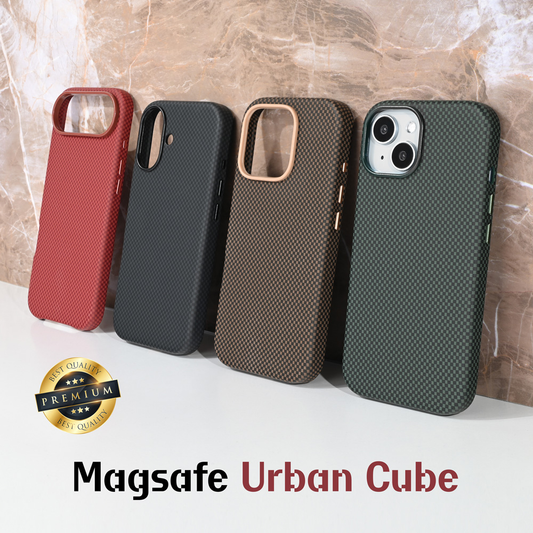 Torbica Magsafe Urban Cube za iPhone 16 Pro Max 6.9 braon