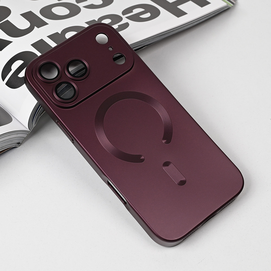 Torbica Magsafe Chrome za iPhone 17 Pro Max 6.9 bordo