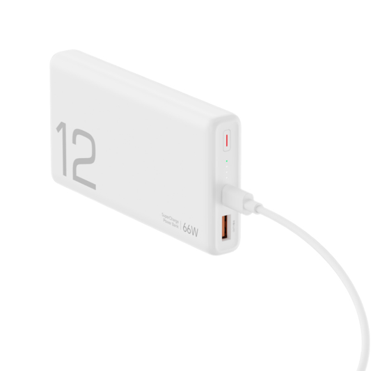 Power bank prenosiva baterija Honor Choice  66W / 12000 mAh bela