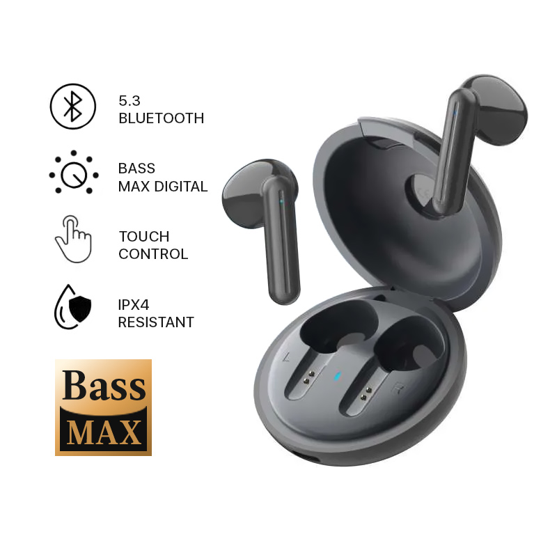Bluetooth slusalice Airpods T-phox M67 crne HQ