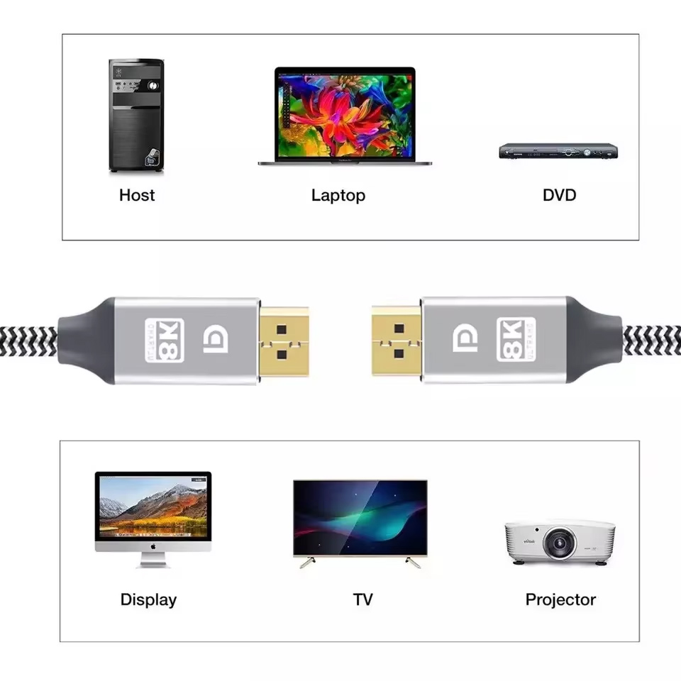 Kabl DP na DP 8K JWD-HD002 2M