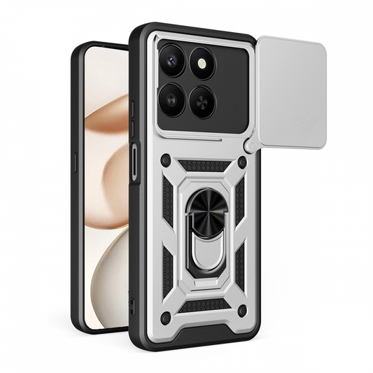 Torbica Hard Shield za Honor X7d 4G/400 Smart 5G siva