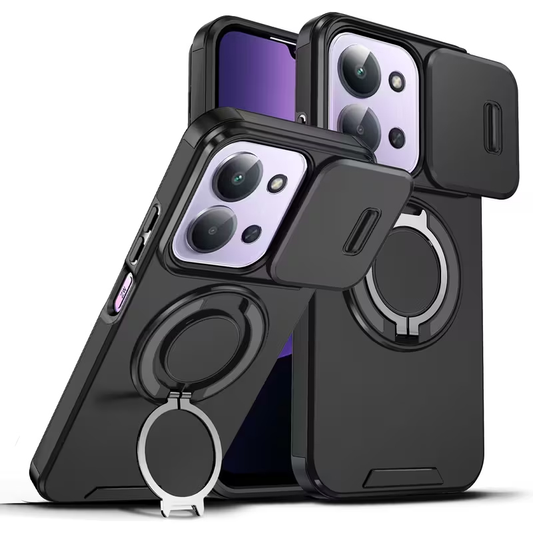 Torbica CamShield Ring stand za Xiaomi Redmi 15C 4G EU 173mm crna