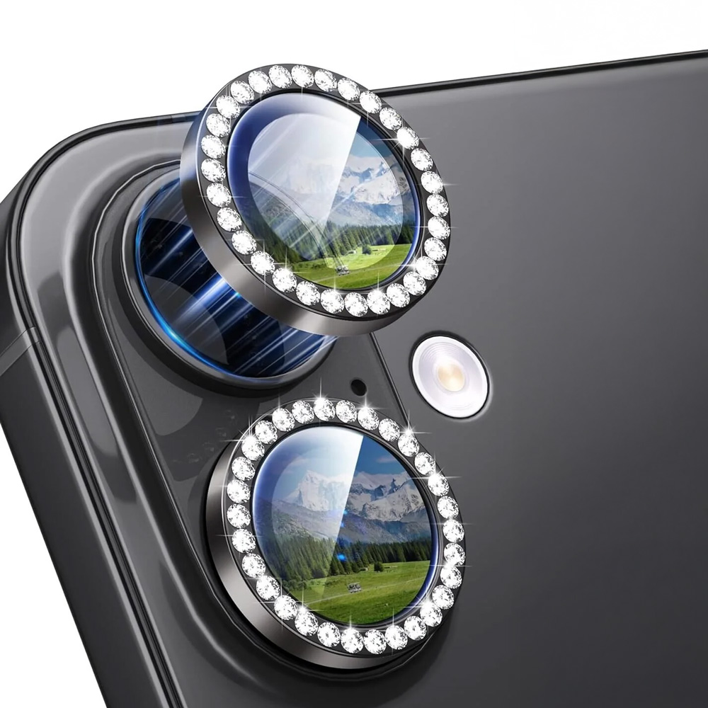 Zastita za kameru Diamond za iPhone 17 6.3 crna