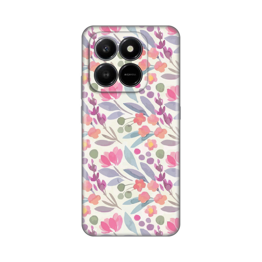 Torbica Silikonska Print za Honor X7d 4G/400 Smart 5G Watercolor Flowers