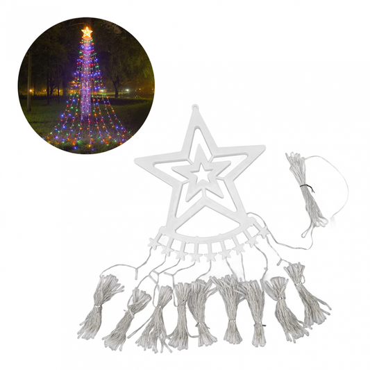 Novogodisnji ukras LED lampice sa zvezdom u boji JWD