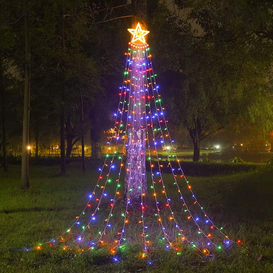 Novogodisnji ukras LED lampice sa zvezdom u boji JWD