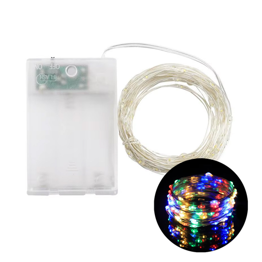 Novogodisnji ukras LED lampice u boji (5m) sa kontrolerom JWD