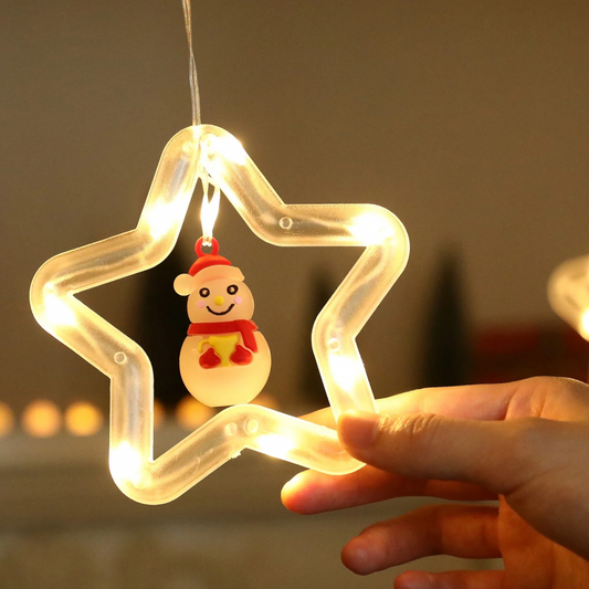 Novogodisnji ukras LED zvezda toplo zuta JWD