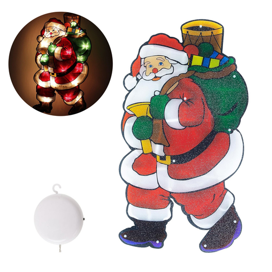 Novogodisnji ukras LED (23cm*13cm) Deda Mraz EL