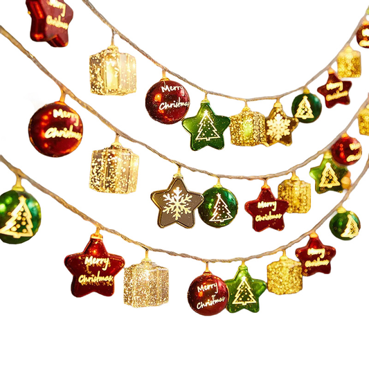 Novogodisnji ukras LED lampice 3m EL sa novogodisnjim motivima