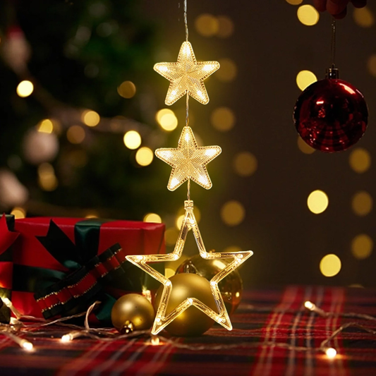 Novogodisnji ukras LED zvezda i zvezdice EL
