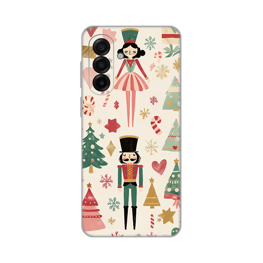 Torbica Silikonska Print za Samsung A175F Galaxy A17 Vintage Christmas