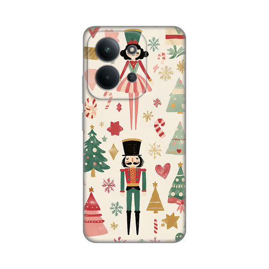 Torbica Silikonska Print za Xiaomi Redmi 15C 4G Vintage Christmas