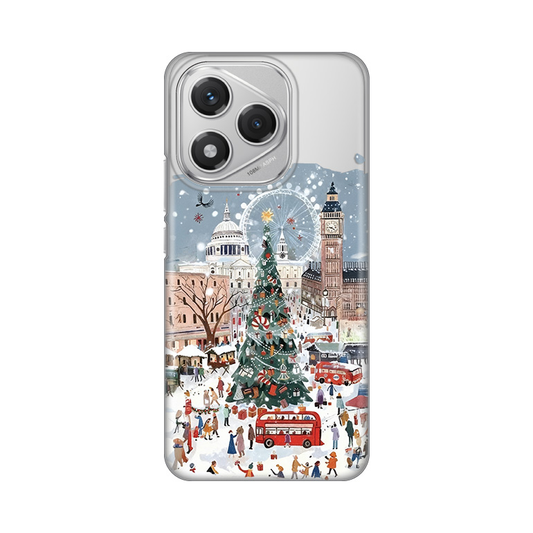 Torbica Silikonska Print Skin za Honor 400 Lite Christmas Town
