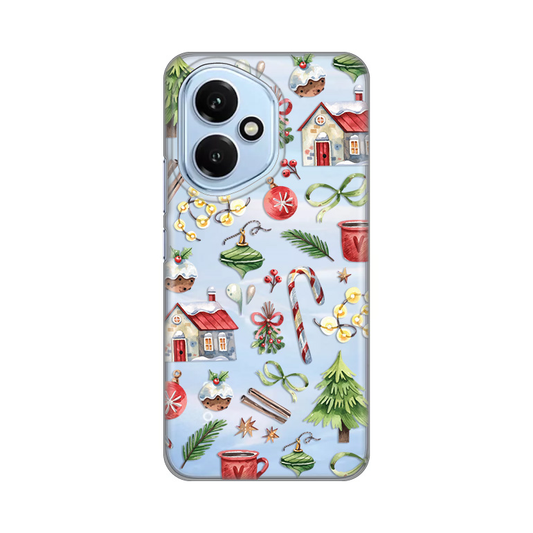 Torbica Silikonska Print Skin za Honor 400 Winter Spirit