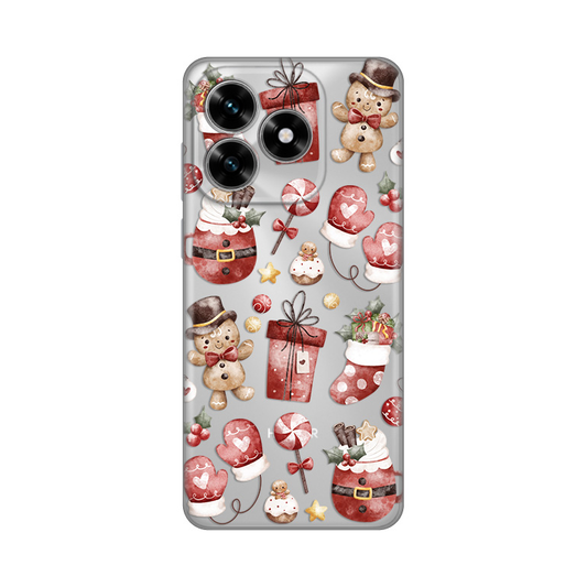 Torbica Silikonska Print Skin za Honor X5c Plus Cozy Christmas