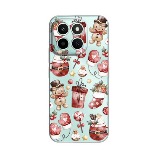 Torbica Silikonska Print Skin za Honor X6c Cozy Christmas