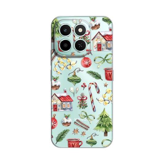 Torbica Silikonska Print Skin za Honor X6c Winter Spirit