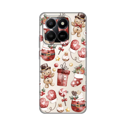 Torbica Silikonska Print Skin za Honor X7d 4G/400 Smart 5G Cozy Christmas