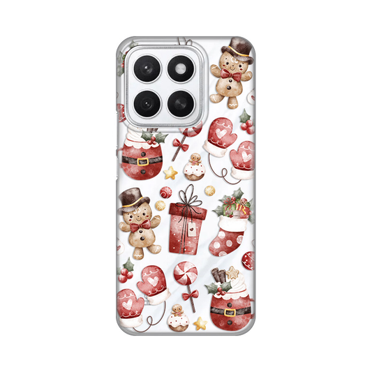 Torbica Silikonska Print Skin za Honor X8c Cozy Christmas