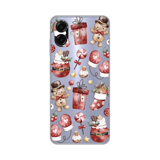Torbica Silikonska Print Skin za Samsung A075F Galaxy A07 Cozy Christmas