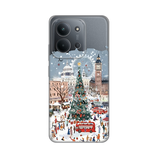 Torbica Silikonska Print Skin za Xiaomi Redmi 15C 4G Christmas Town