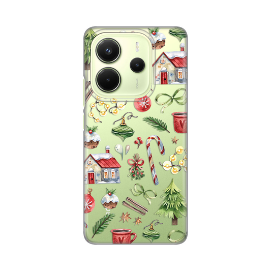 Torbica Silikonska Print Skin za Xiaomi Redmi Note 14 4G (SRB) Winter Spirit