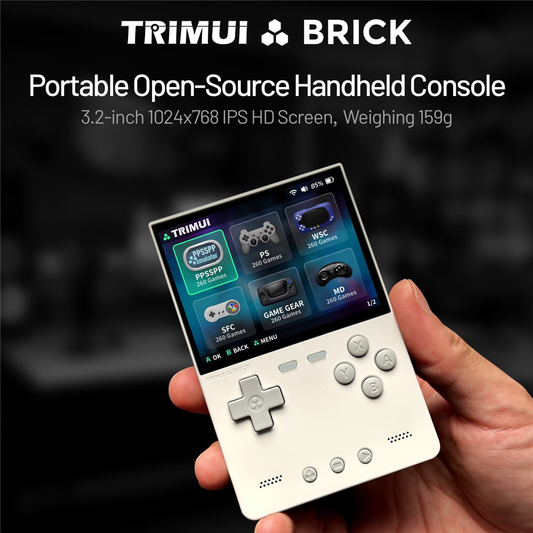 Konzola za igranje TrimUI Brick 64GB bela