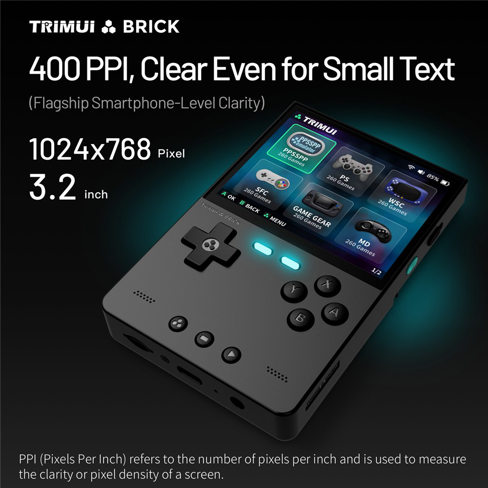 Konzola za igranje TrimUI Brick 64GB bela
