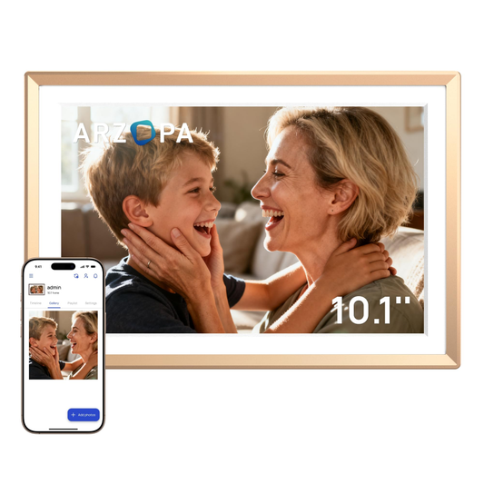 Digitalni foto ram Arzopa 10,1'' Gold Metal 32GB