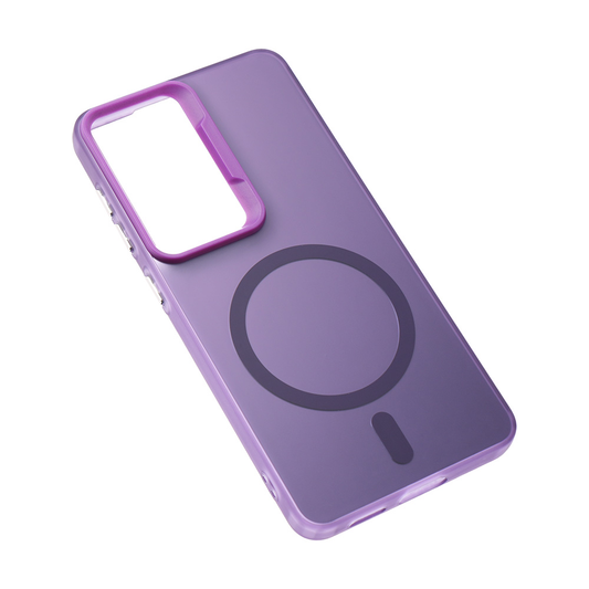 Torbica Magsafe Clear za Samsung S941B Galaxy S26 ljubicasta