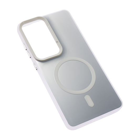 Torbica Magsafe Clear za Samsung S948B Galaxy S26 Ultra srebrna