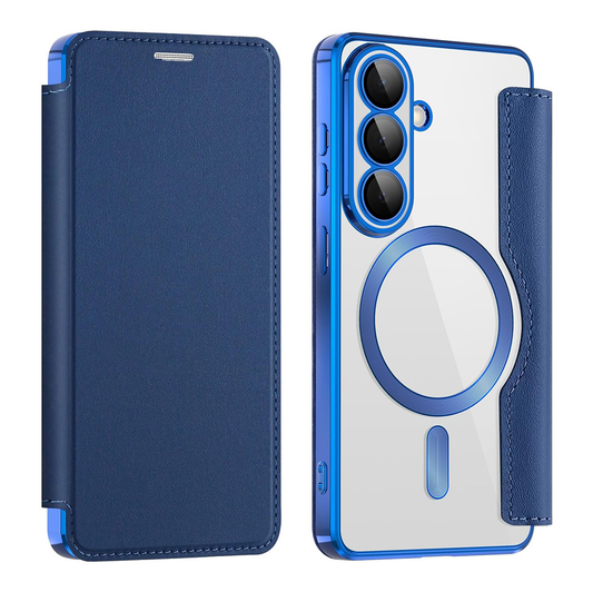 Torbica Magsafe Lux Bi Fold za Samsung S941B Galaxy S26 plava