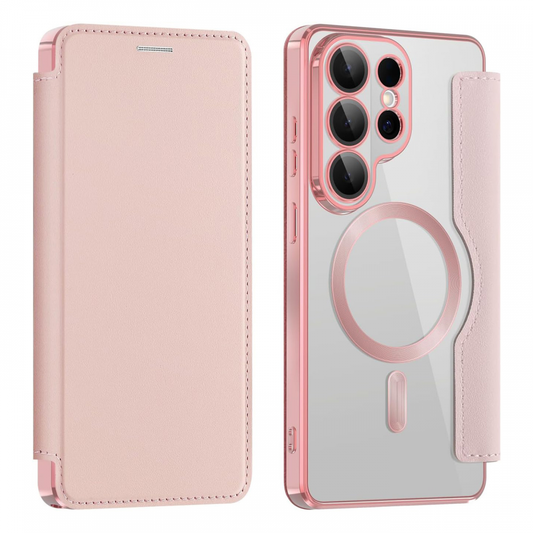 Torbica Magsafe Lux Bi Fold za Samsung S948B Galaxy S26 Ultra roze