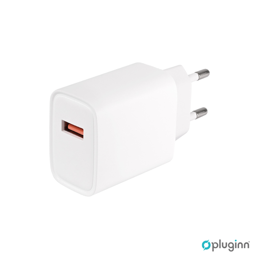 Kucni Punjac Pluginn AJ-18 QC3.0 18W sa micro USB kablom beli CE