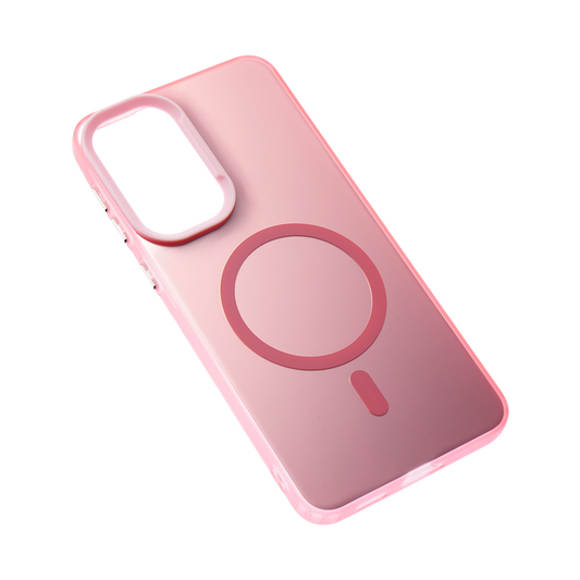Torbica Magsafe Clear za Samsung A376B Galaxy A37 5G roze