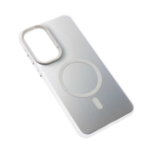 Torbica Magsafe Clear za Samsung A376B Galaxy A37 5G srebrna