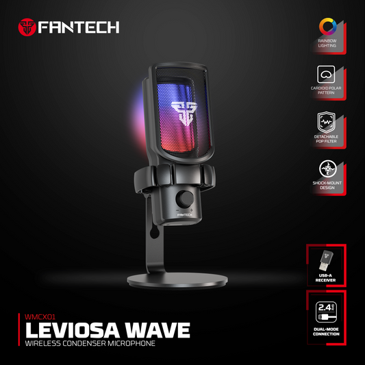 Mikrofon Wireless Fantech WMCX01 Leviosa Wave crni