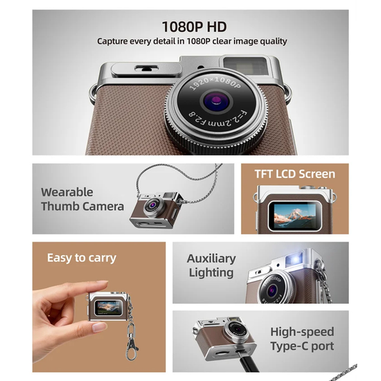 Mini kamera G1 32GB braon